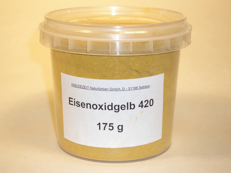 Kreidezeit Pigment iron oxide yellow 420 can