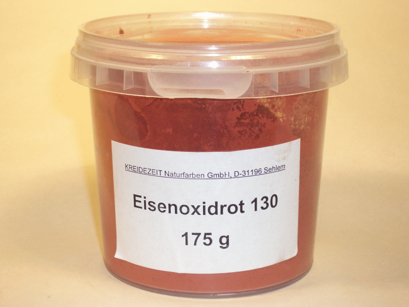 Kreidezeit Pigment Eisenoxidrot 130 Dose