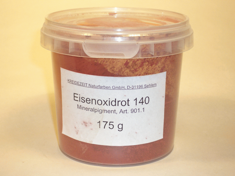 Kreidezeit Pigment Eisenoxidrot 140 Dose