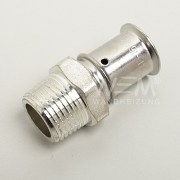 WEM - Flächenheizungen Press-Übergang R 1/2" AG, ø 16 mm Stück