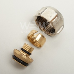 WEM - Flächenheizungen Screw connection ø 16 mm, R 3/4 ", Eurocone Piece