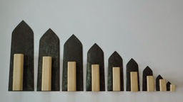 KiWaDo Yamasugi Jigane Kellenset mit 9 Kellen Stück