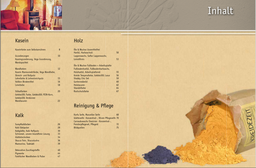 Kreidezeit Brochure product overview Piece