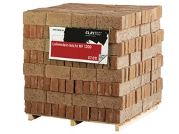 Claytec Lehmstein leicht NF 1200, Q1 416 Stück