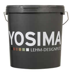 Yosima Lehm-Designputz, mit Zuschlag 20 kg Eimer