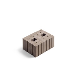 conluto Earth bricks 3 DF 2000, load-bearing, with plaster grooves 128 Stück/Palette