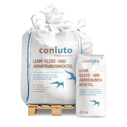 conluto Lehm Klebe- und Armierungsmörtel ​​​Stück