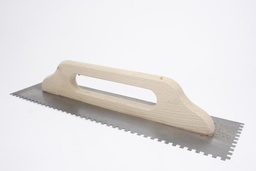 Swiss notched trowel piece