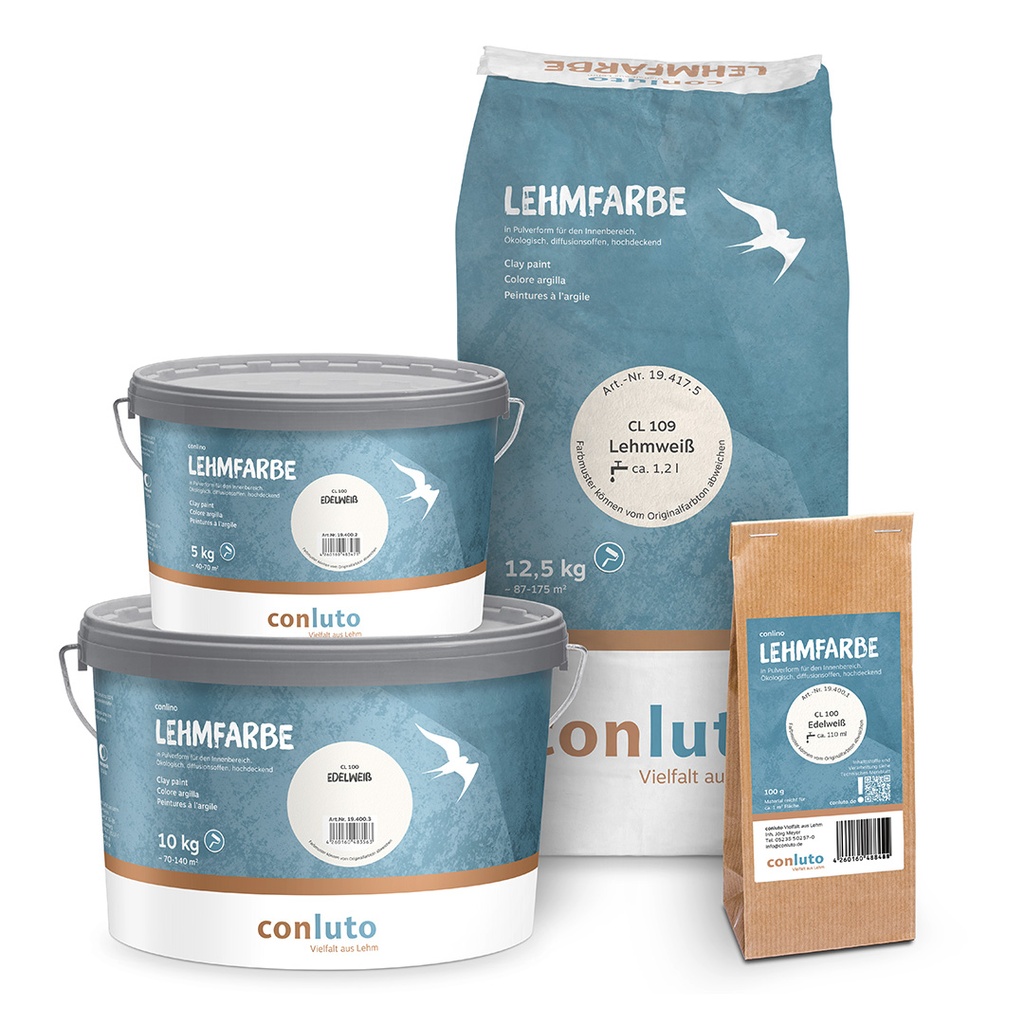 Conluto Lehmfarbe ​Stück