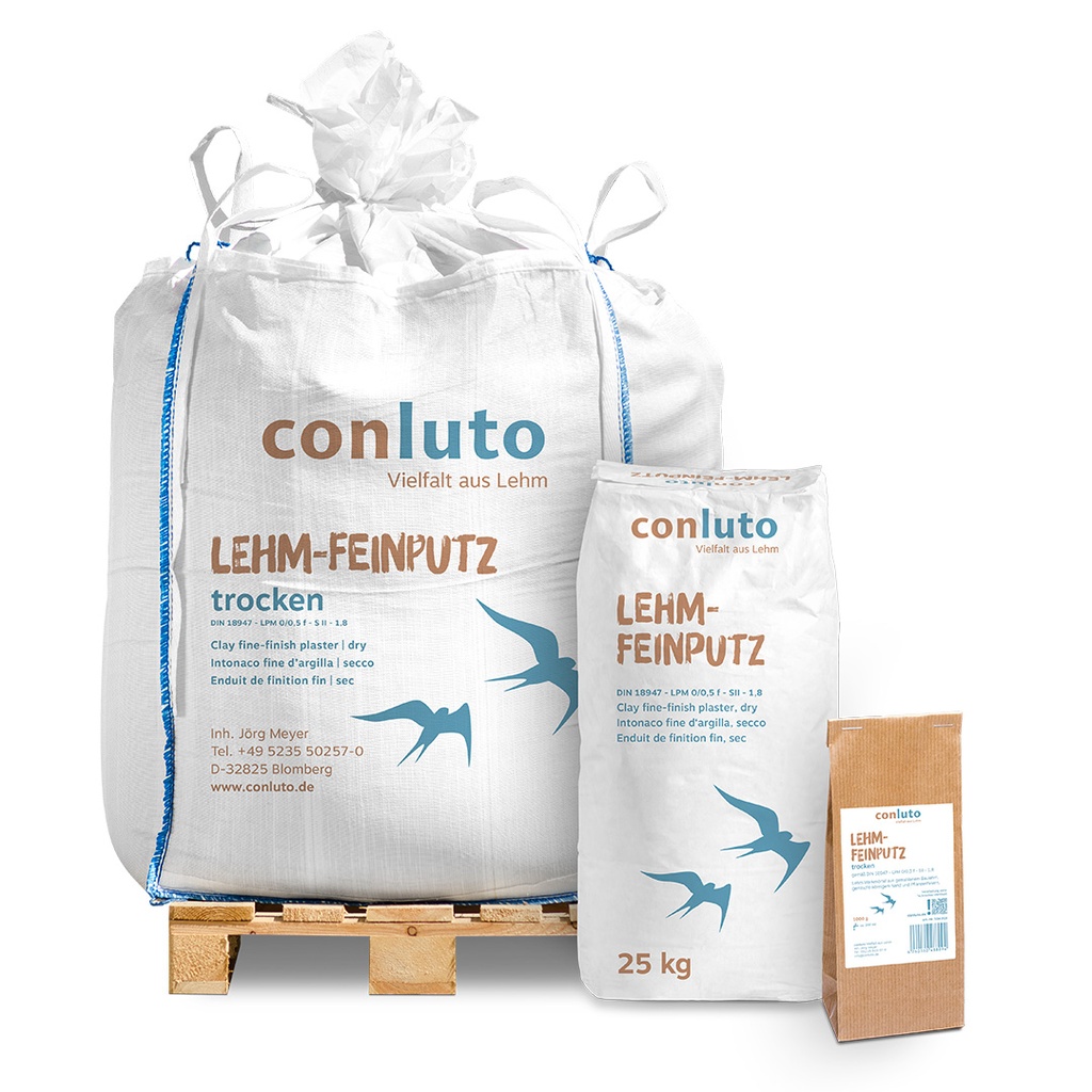 Conluto Lehm-Feinputz Stück