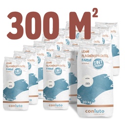conluto 300 m² clay finishing compound  piece