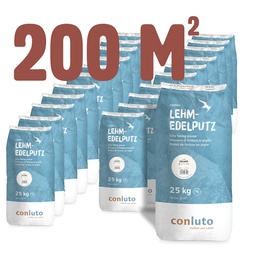 Conluto 200 m² Lehm-Edelputz ​Stück