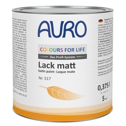 auro COLOURS FOR LIFE Matt Lacquer No. 517 Yellow Piece
